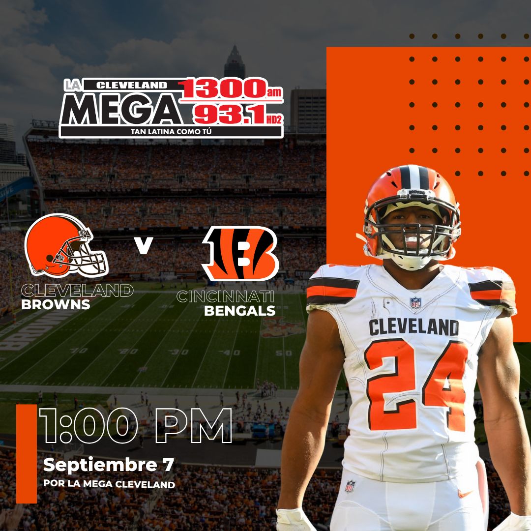 Browns vs Bengals: La Mega transmite el duelo de Ohio