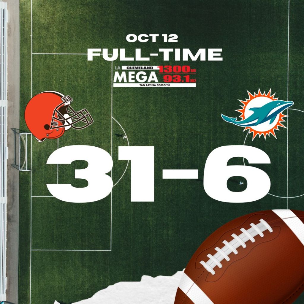 CLEVELAND BRONWS FINAL SCORE OCT 12