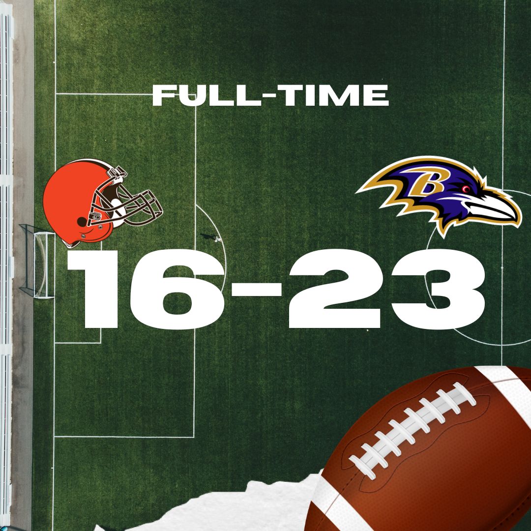 Ravens vencen 23-16 a los Browns tras jugada clave de Andrews / Canva Radio One