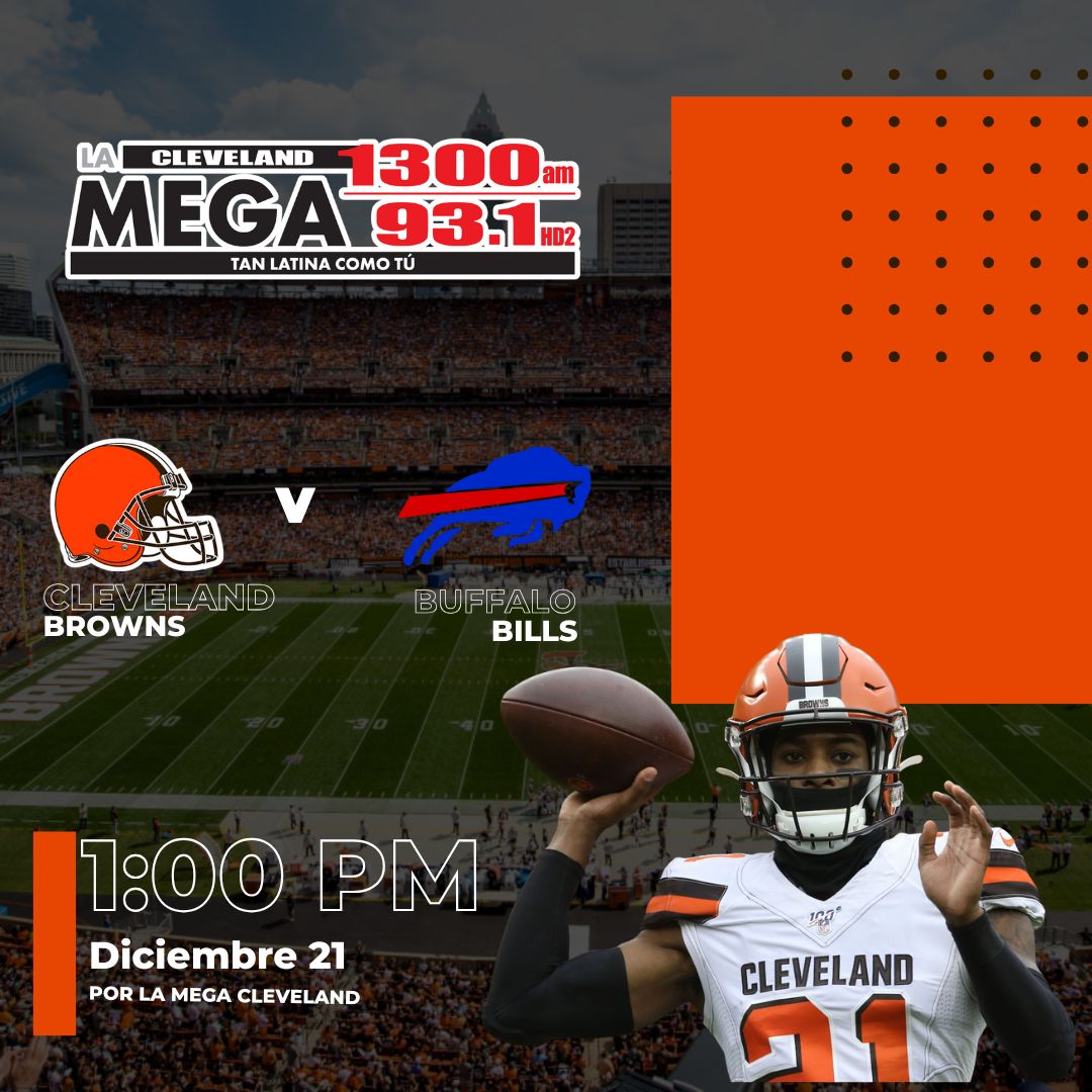 Browns vs Bills: duelo clave de la NFL se vive por La Mega