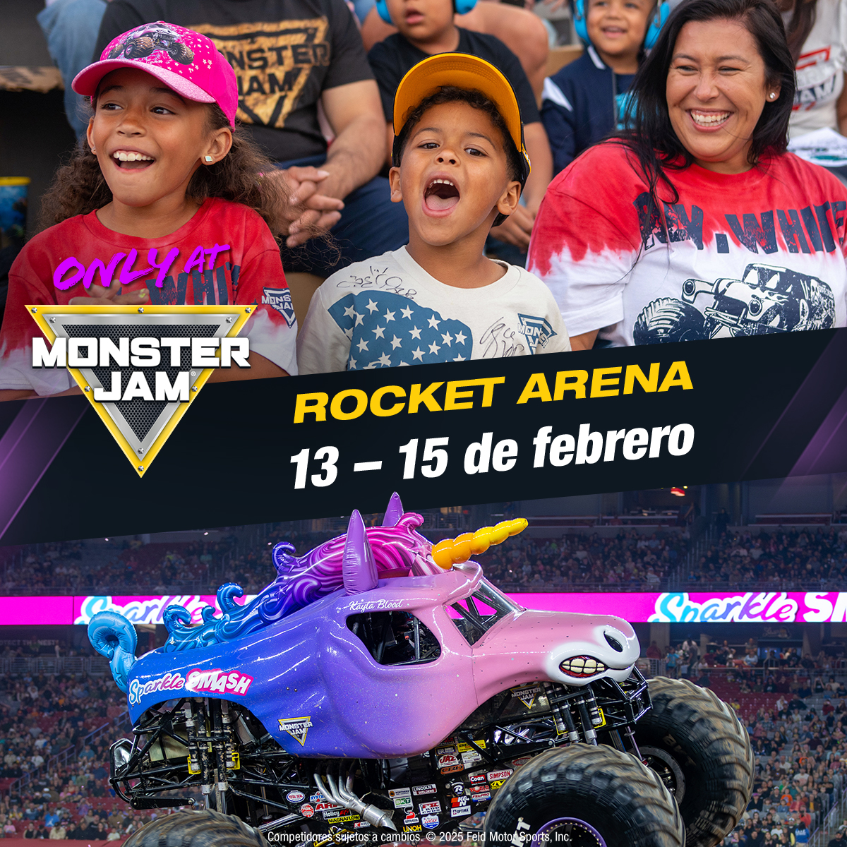 Monster Jam Cleveland Rocket Arena 13-15 Feb
