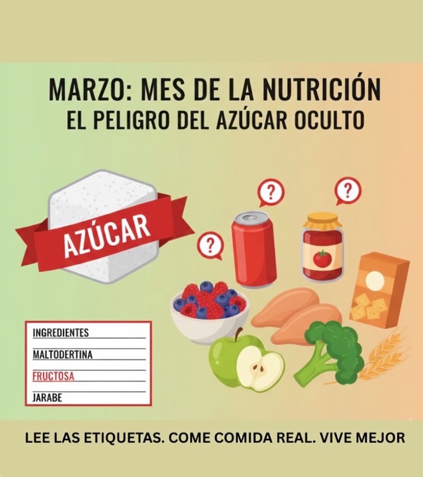 Marzo: Mes de la Nutrición y el peligro del azúcar oculto