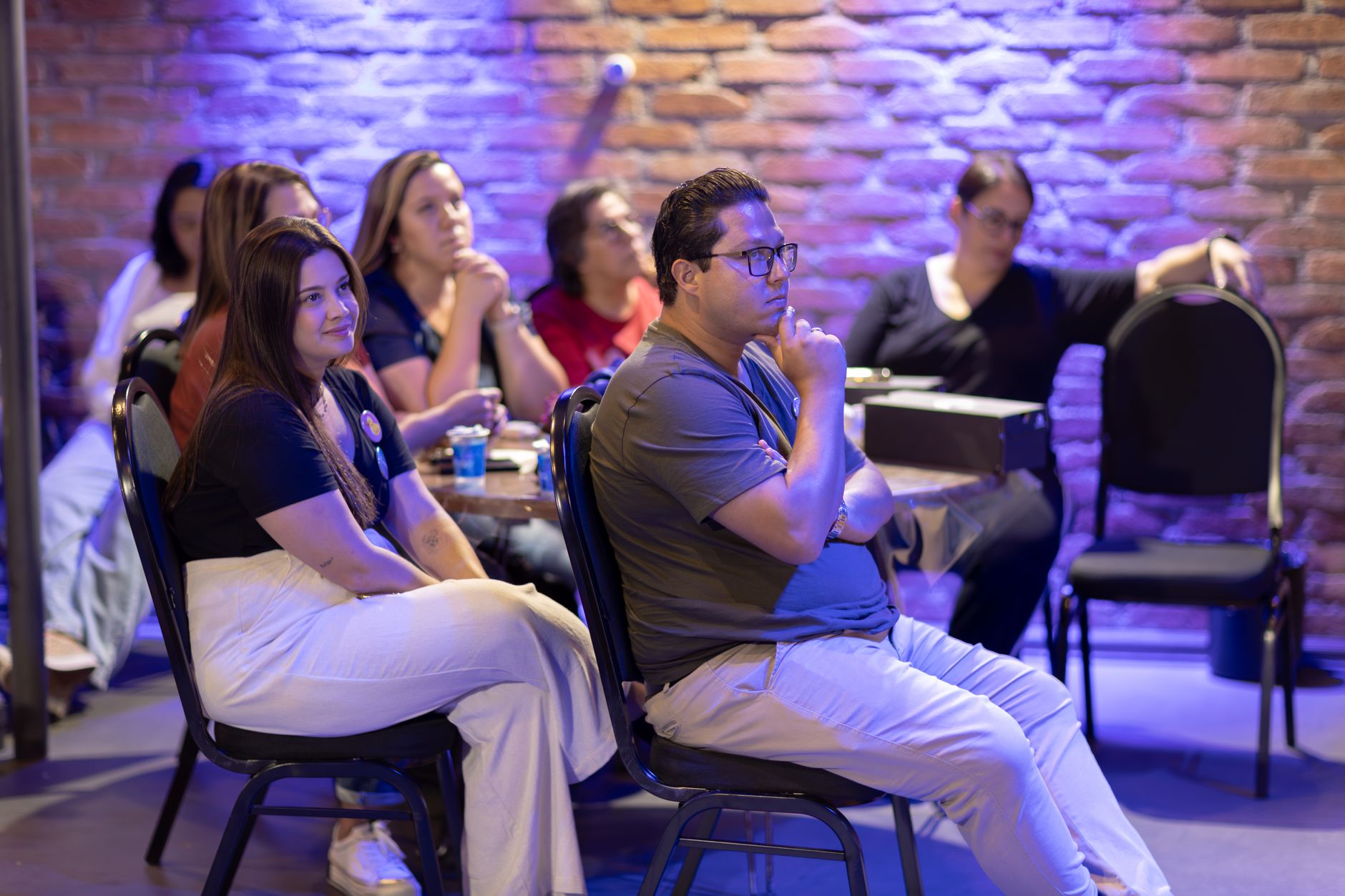 audience attentively listening in seminar